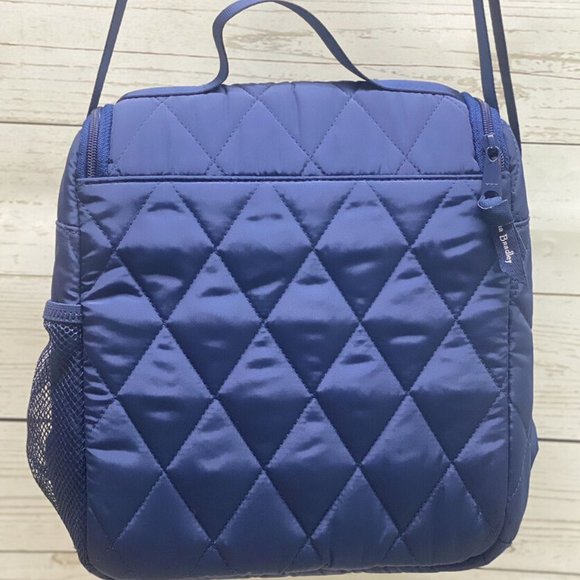 Vera Bradley New Ultralight Lunch Crossbody Scroll Navy Insulated NWT 29825-T84 - Picture 3 of 9